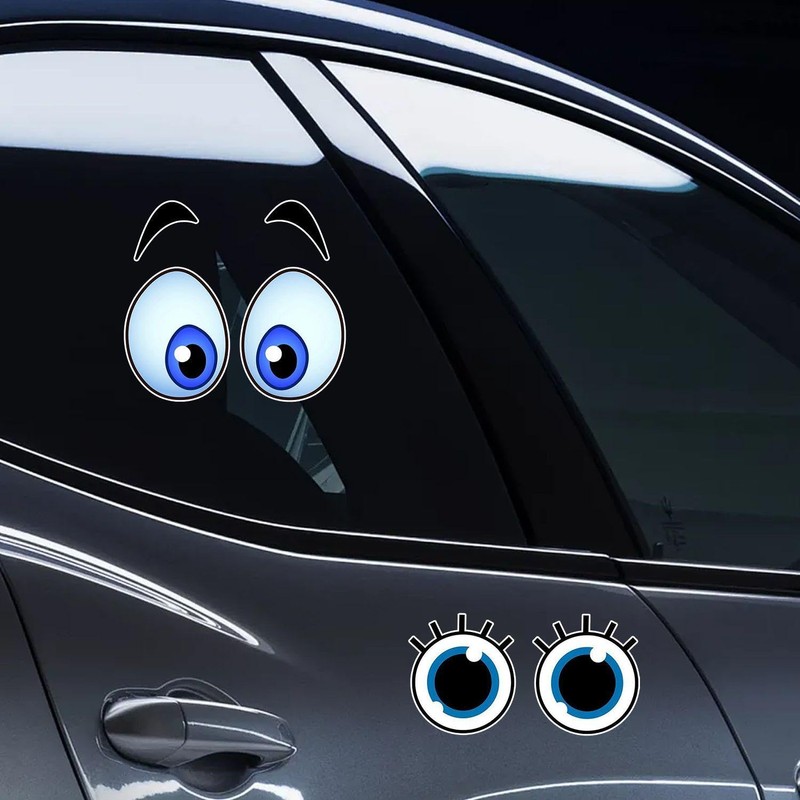 5 Decorative Stickers with Big Eyes, Interesting Stickers, Creative Stickers,