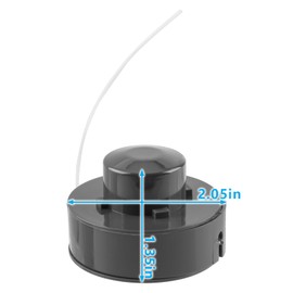 CARBBIA Grass Strimmer Spool Cord Line 6070095 Thread Cassette GT-RT Compatible with Campus 250 RT, 350 RT