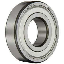 SKF 6306-2Z/C3 Radial Bearing, Single Row, Deep Groove Design, ABEC 1 Precision, Double Shielded, Non-Contact, C3 Clearance, Steel Cage, 30mm Bore, 72mm OD, 19mm Width