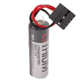 DCYNXC ER6VC3N ER6V 3.6V PLC Battery 2000mAh with JAE5PIN Plug for Yaskawa CNC