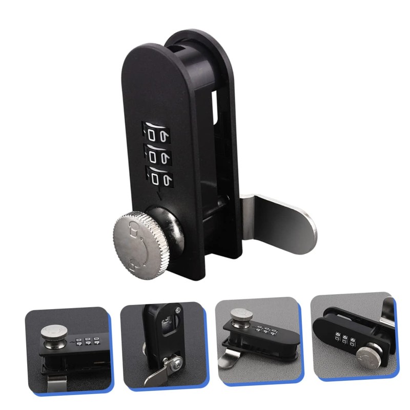 jojofuny 2pcs Combine Coded Lock for Mailboxes Drawers Alloy Plastic