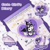 Ku-rom Diary Book, Cute Notebook, Kids Leather Journal Notebook Set