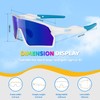 BangLong Kids Polarized Baseball Sunglasses, UV400 Sports Glasses Ages 8-16