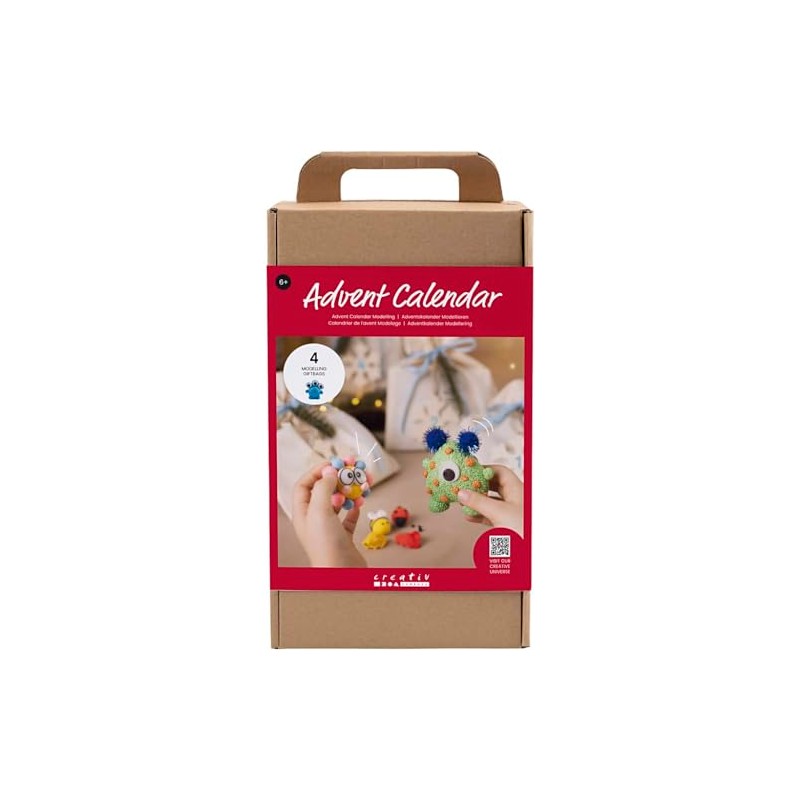 creativ company Craft Set Advent Calendar Modelling – Monster 28
