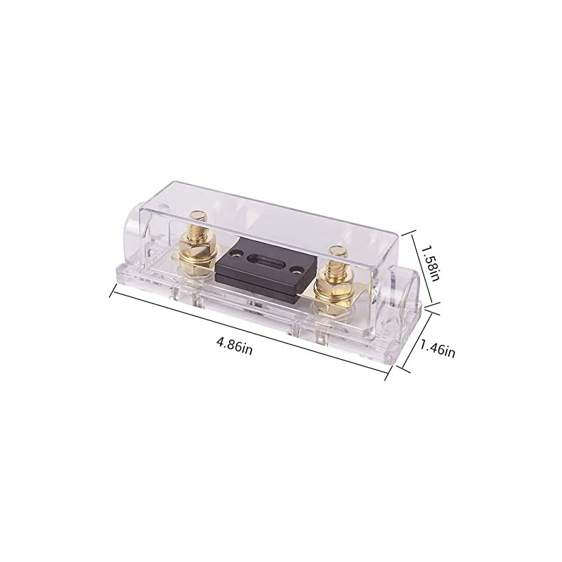 RENOGY 20/30/40/60/100A ANL Fuse Set w/Fuse (ANL Fuse Holder +20/40/60/100A