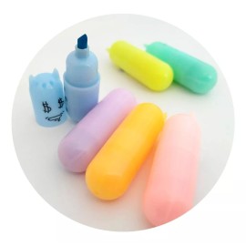 Tian Fu 6 Marcatextos Colores Pastel Capsula Diablitos Resaltador