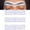 Airbrush Eyebrow Stickers Stencils Shape Tape Disposable Tattoo Auxiliary Stickers