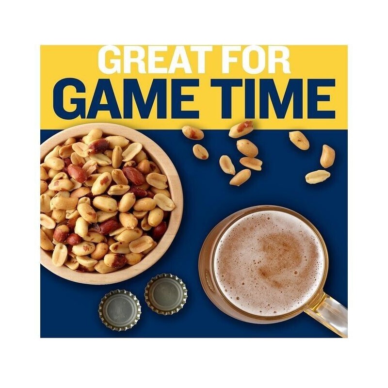 Planter's PLANTERS Salted Cocktail Peanuts, Party Snacks, Plant Based Protein