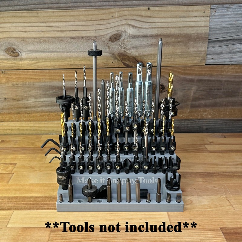 Make it Snappy Benchtop or Wall-Mount Bit Organizer - Neatly