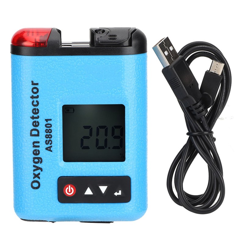SMART SENSOR AS8801 Oxygen Detector 0‑30％VOL Gas Leakage Monitor with