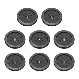 PATIKIL 3.1" Drill Hole Rubber Grommets, 8Pcs Desk Grommet Cable Grommet Hole Cover Cord Organizer for Office Home Table Countertop, Black