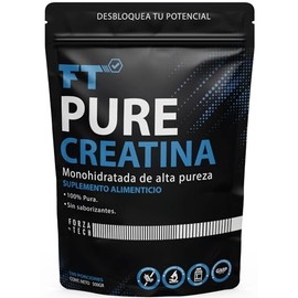 ForzaTech Creatina Monohidratada Micronizada 500g Alta Pureza
