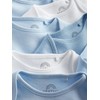 NEXT Plain Baby Bodysuits in Pack of 10, blue