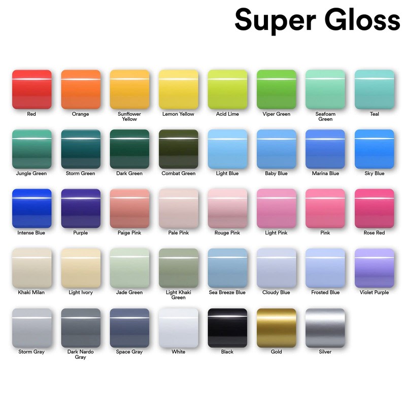 60"x84" (5FTx7FT) Premium Super Gloss Pale Pink High Glossy Sticker