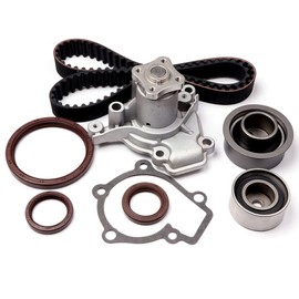 ASTOU Timing Belt Kit w/Water Pump Fit for Hyundai for Tiburon 2L 1999-2001 2003-2006 for Kia for Sportage 2L 2005-2008 Replace Timing Belt OEM - TBK284