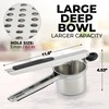MOTYYA Stainless Steel Potato Ricer Heavy Duty Potatoes Masher With