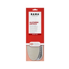 Bama Alutherm Airtech Warm Shoe Insoles with Unique Air Chamber Insulation and Aluminium Cold Protection Shield - Reliable Heat Soles, 1 Pair - 40/41 EUR