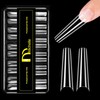 Michelle Coffin False Nails Tips 504pcs Long Coffin Press on