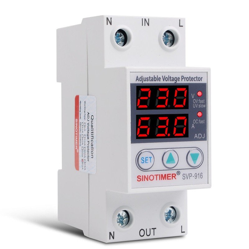 Multifunctional Adjustable Voltage Limit Current Protector Self Resetting Switch Dual