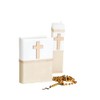 Generic Kit de Primera Comunión Vela Cuadrada Combinado Bicolor