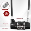 Lawnize Cable Locks with Letters, Text, Words Combination,Steel Cable Rope
