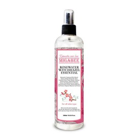 Migabi Rose Water Witch Hazel Essential Skin Toner, 1 pack, 300ml / 미가비 로즈워터 위치하젤 에센셜 스킨 토너, 1개, 300ml