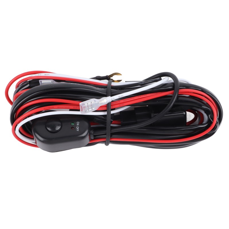LED Light Bar Wiring Harness Car Work Light Remote On