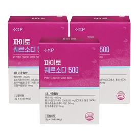 Anti-inflammatory antioxidant immune quercetin nutritional supplement Phyto Quersody 500 30 packets, 4 pcs / 항염 항산화 면역 퀘르세틴 영양제 파이토 퀘르소디 500 30포, 4개