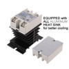 SSR-80AA Solid State Relay AC to AC (Input 80-250V AC