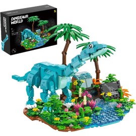 TOY PLAYER Dinosaurier World Brachiosaurus-Bausatz für Jungen von 8–14 Jahren, Bauset aus der Jura-Vulkanzeit, Geburtstagsgeschenkset für Jungen und Mädchen (541 Teile)