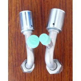 Unbranded #8 #10  AC Female Fittings Beadlock  W/ Service Port for Std Barrier Hose