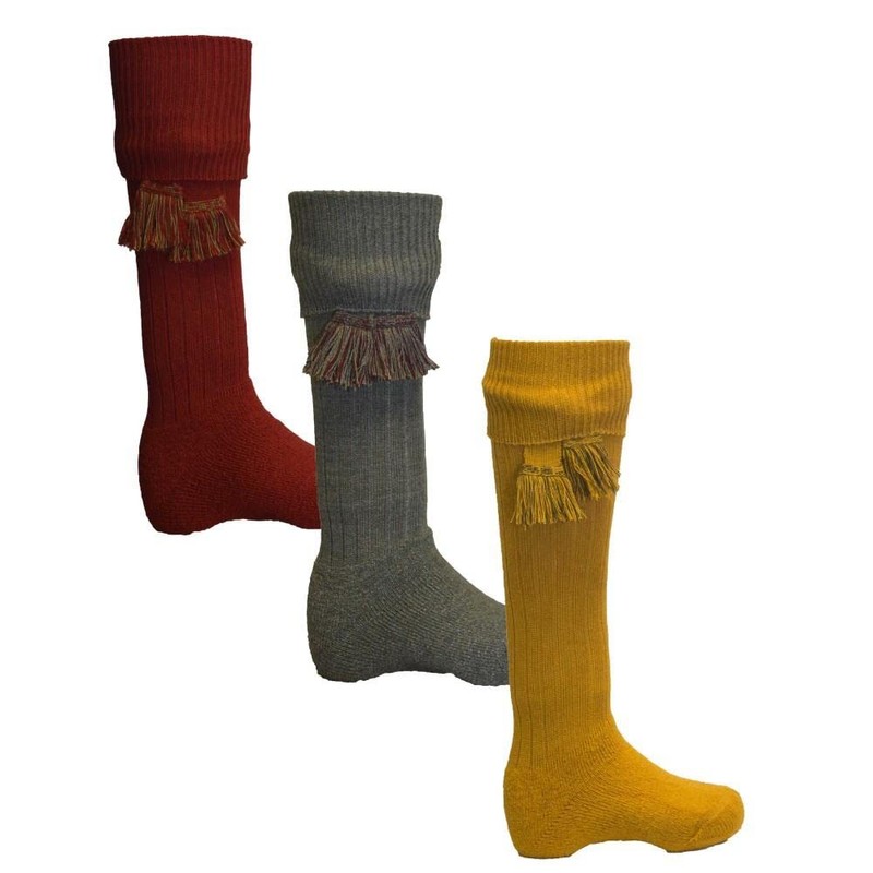 WALKER AND HAWKES - Men's Merino Wool Scarba Shooting Socks