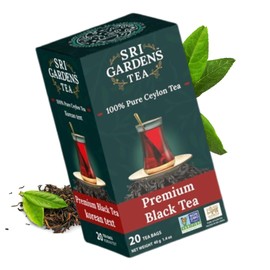Sri Gardens 20 Tea Bag Black Tea Carton