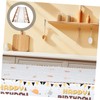 COLLBATH Dinner Tablecloth Waterproof Plastic for Home Decor Construction Theme