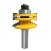 Bestgle 1/2-Inch Shank Classical Ogee Reversible Glass Door Rail and Stile Router Bit Up to 1” Stock Woodworking Cutter Tool