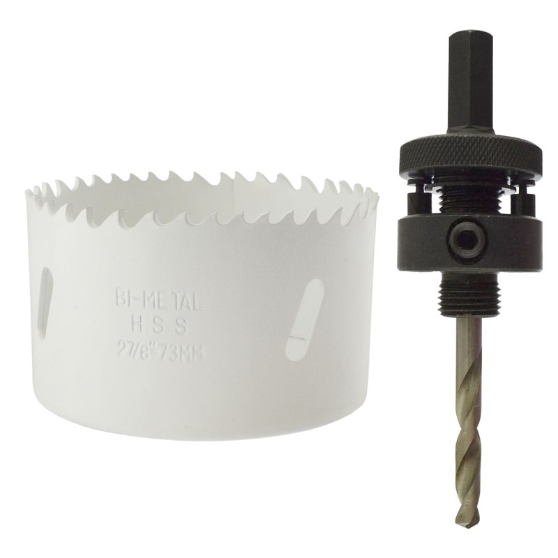 73mm HSS Hole Saw Holesaw Bi-Metal Blade Cutter Drill and