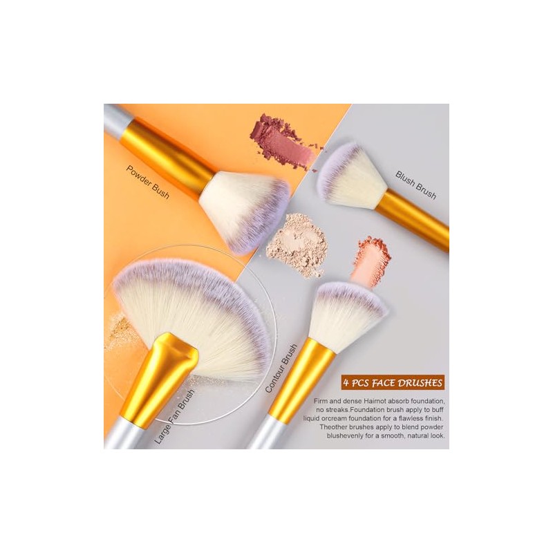 Make up Brushes, VANDER LIFE 24pcs Premium Cosmetic Makeup Brush