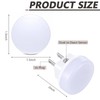 ZeahVeyora 6 Pack Red Light Night Lights for Sleep 0.5w
