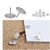 1000pcs Drawing Pins, BetterJonny 9.5mm Silver Push Pins Iron Thumb