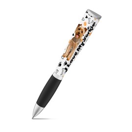 ANINKABOVE I Love My Dog Ballpoint Pen, 1 Pen, 3-Sided, Dog Birthday Cute Pens, Fun Pens Dog Lovers Gifts For Women & Dog Dad Cool Pens, Dog Mom Gifts - Cute School Supplies Dog Pens (Yorkie Gift)