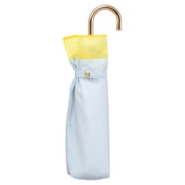 Wpc. 801-16536-102 Parasol Folding Umbrella, Light Shielding Organza Bi-Color, Mini Saxophone (100% Light Blocking, 100% UV Protection, UPF50+, Rain or Rain) 21.7 inches (55 cm), Women's, Feminine,