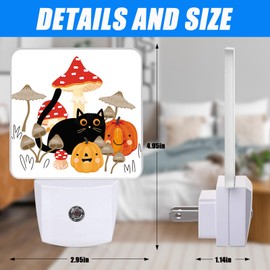 EMXION Forest Deer Night Light, Birch Tree Nightlight Plug into Wall,LED Lamp，Suitable for Bedrooms,Kitchens,Toilets,Etc.Auto Sensor Dusk to Dawn,Energy-Saving