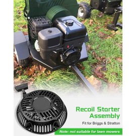 JUWEVAZU 797747 420cc 420 cc Recoil Starter Pull Start Assembly Fit for Briggs and Stratton Craftsman 13.5HP Engine