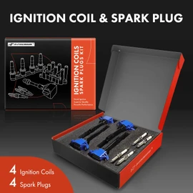 A-Premium (Blue) Set of 8 Ignition Coil Pack and Iridium Spark Plugs Compatible with Subaru Outback 2013-2014, Forester 2014-2016, Impreza 2013-2015, Legacy/XV Crosstrek 2013-2014, 2.0L 2.5L