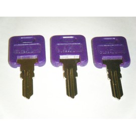 Global Link G388 Keys RVs Motorhome Trailer Key Cut to Key/Lock Number G388 Three 3 Purple RV Keys GLOBAL LINK LOCK Replacement Keys
