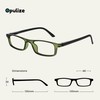 OPULIZE Ted Reading Glasses 2 Pack Narrow Matt Lightweight Frame