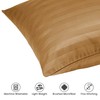 Hafaa Pillow cases 2 Pack - Ochre Stripe Pillow Cases