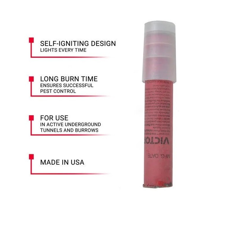 Victor Quick-Strike Mole & Gopher Gasser, 4 Pack