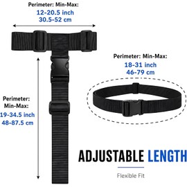 Paquete de 2 correas de equipaje para maletas, correas de equipaje con