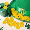 Gold Coins St Patricks Day,Gold Coins Plastic, Shamrock St Patricks